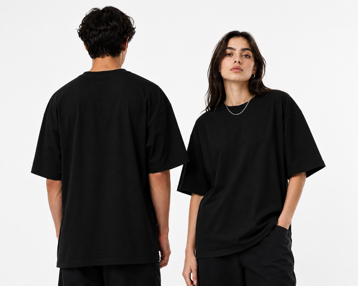 Blank Black Oversized T-shirt
