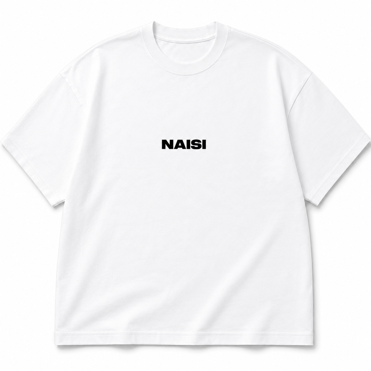 Frangipani White Oversized Tee